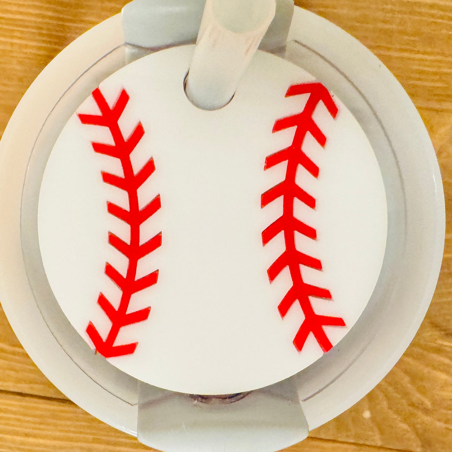 Baseball Lid Topper Compatible with 30oz Stanley Tumblers