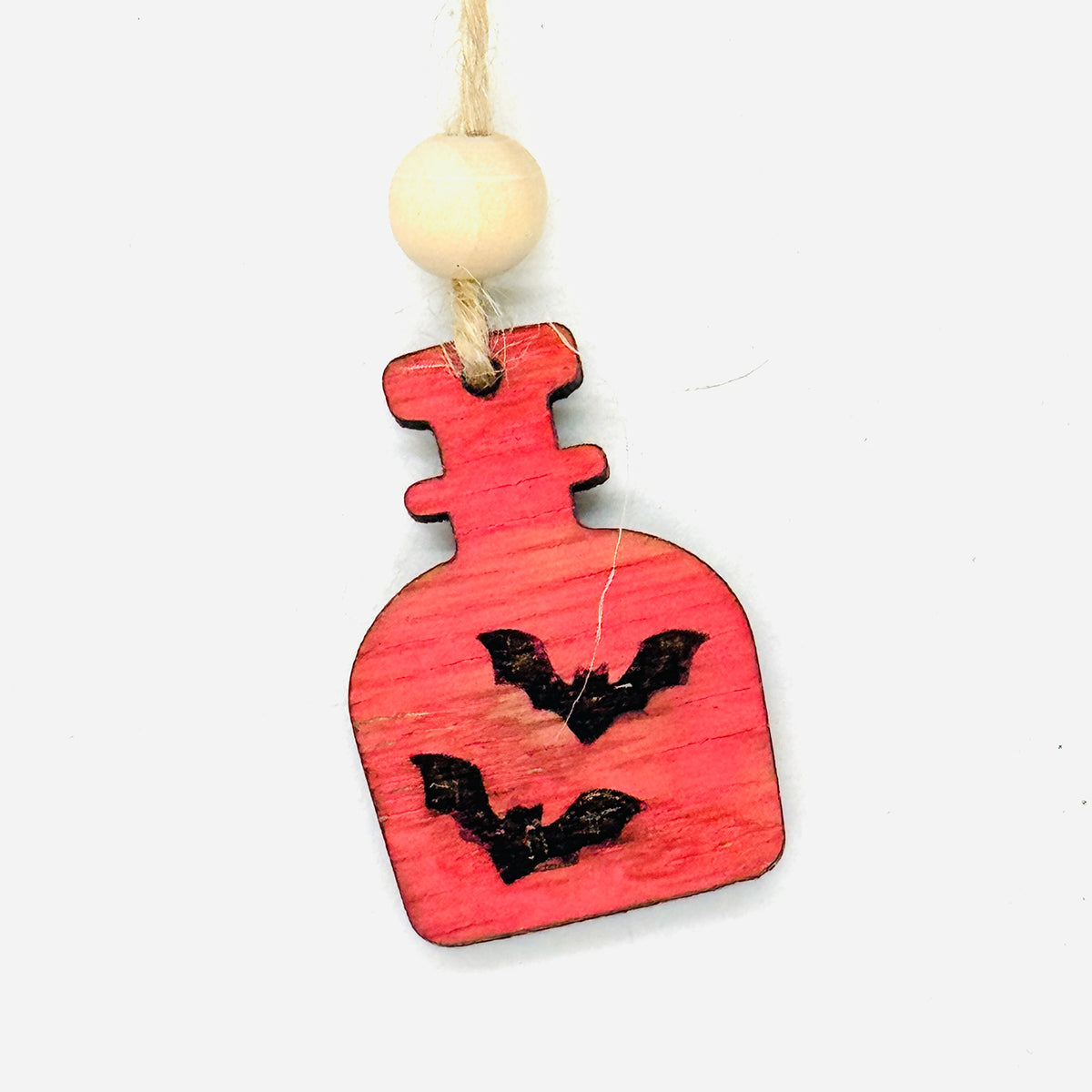 Bat Wing Brew Potion Bottle Halloween Car Charm Ornament - Glowforge