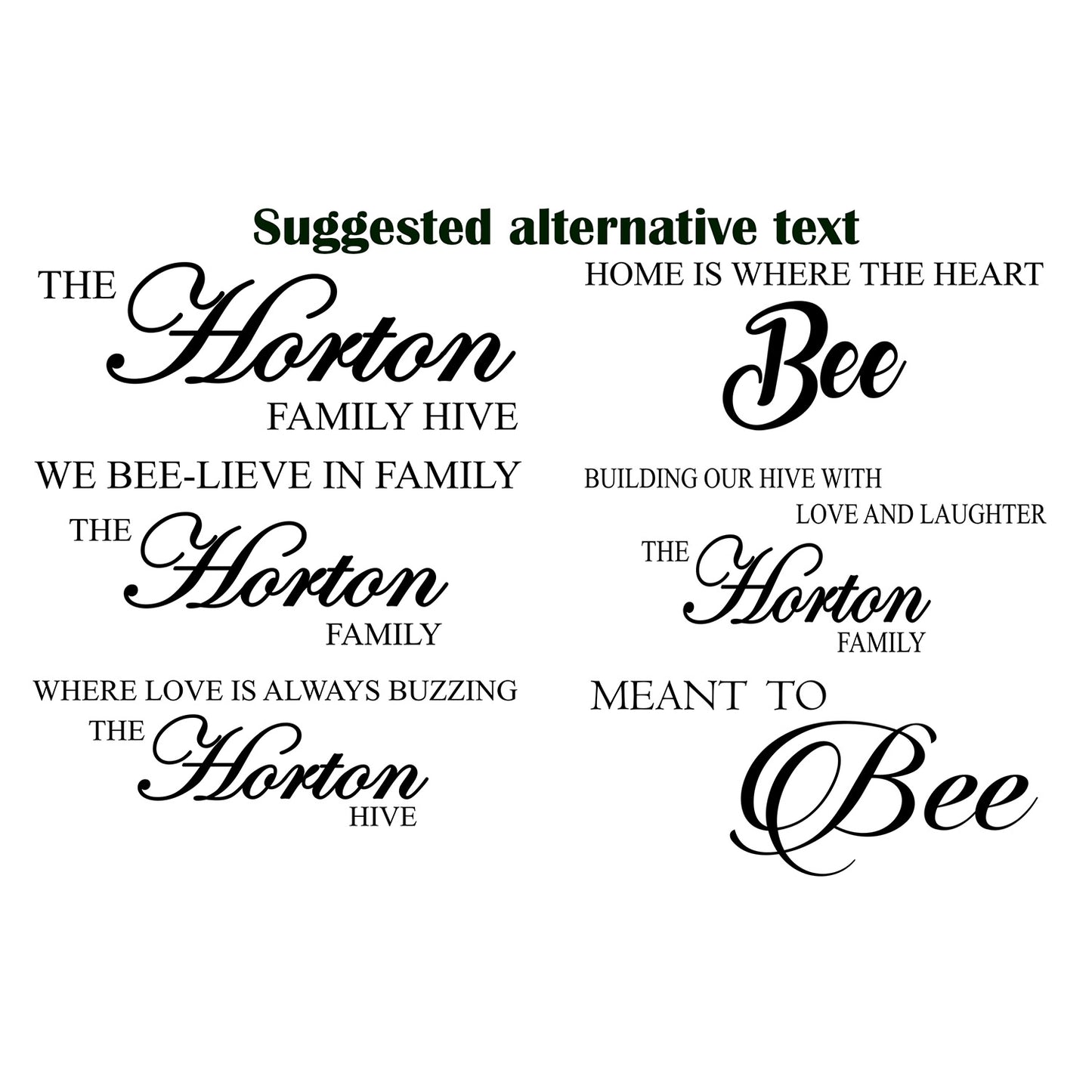 Bee Hive Family Sign - Glowforge