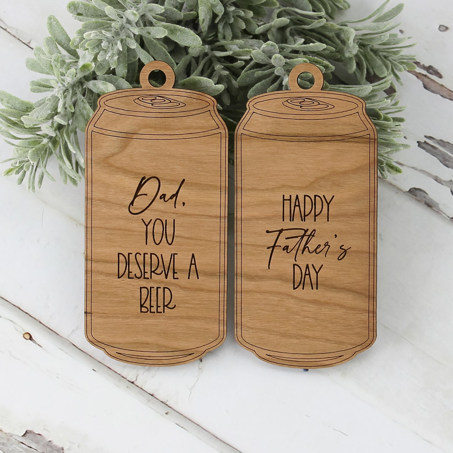 Beer Can Gift Tags - Father's Day Gift Tags - "Happy Father's Day"