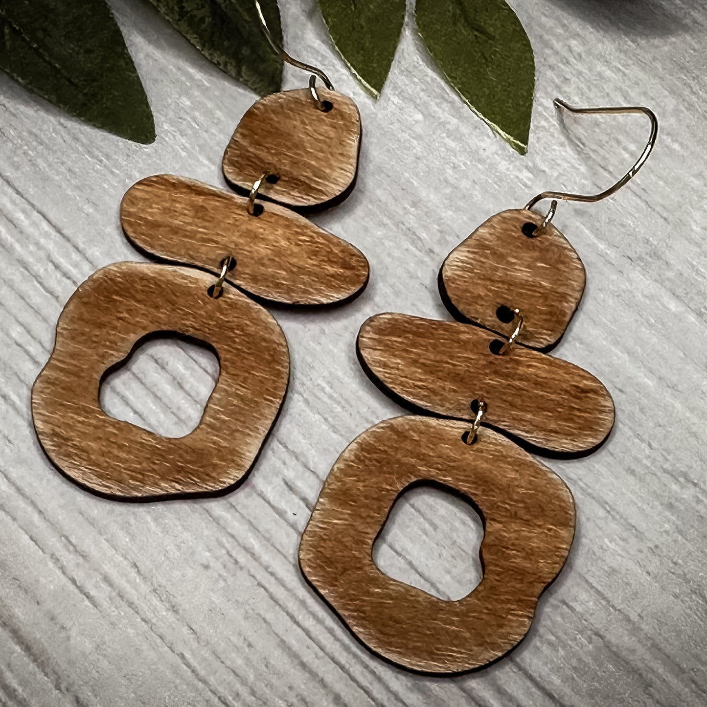 Boho Abstract Dangle Earrings - Glowforge