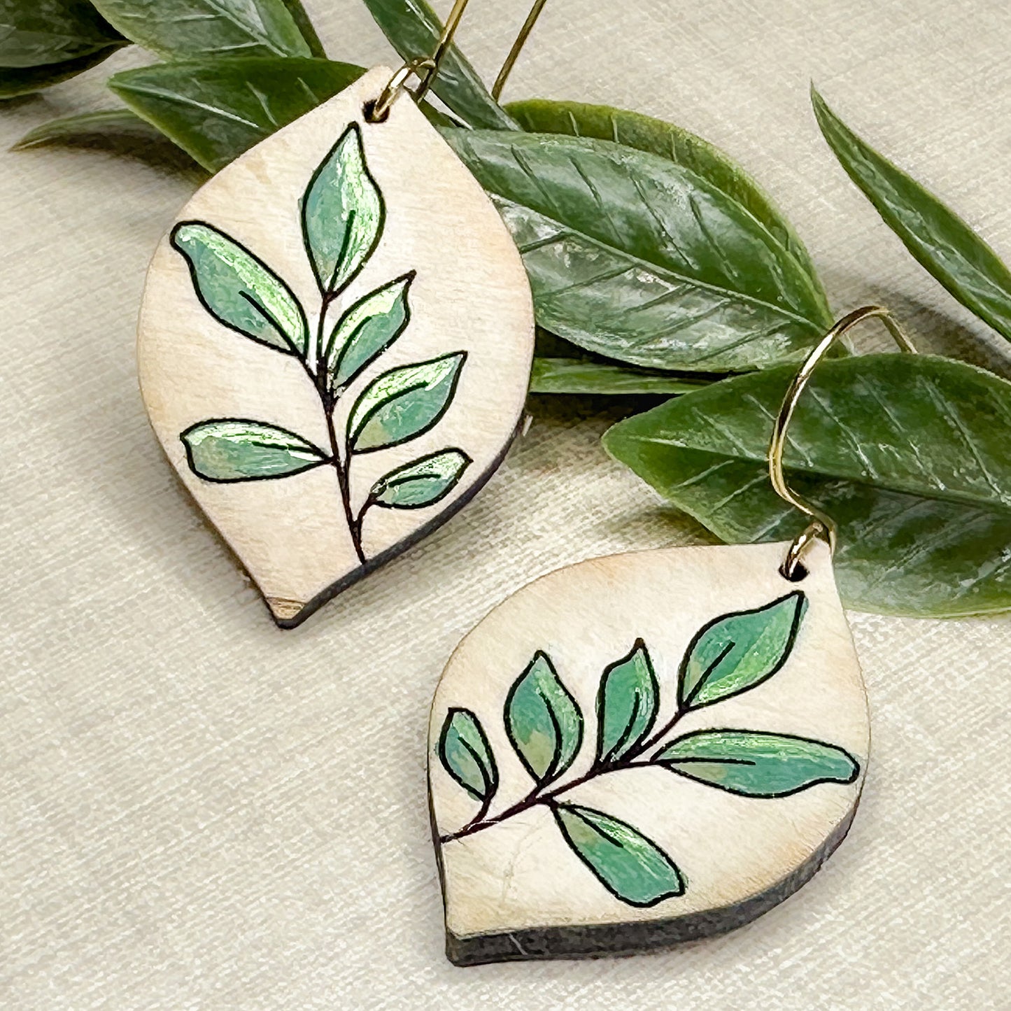 Botanical Dangle Earrings