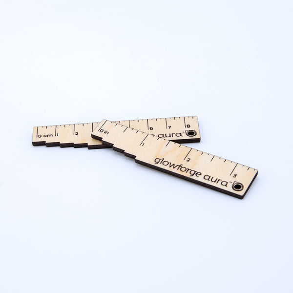 Mini Material Measuring Ruler (Imperial) – Glowforge Shop