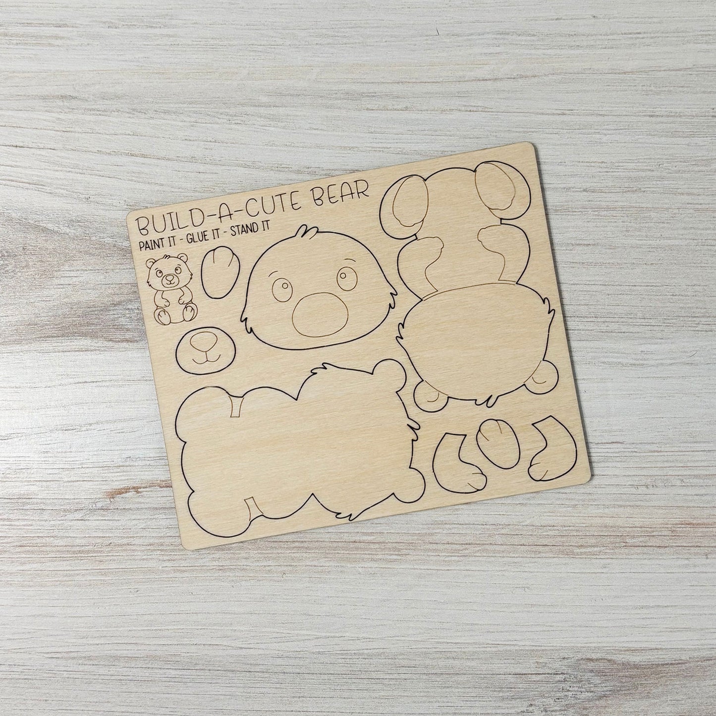 Build a Cute Bear Pop-Out Card - Glowforge