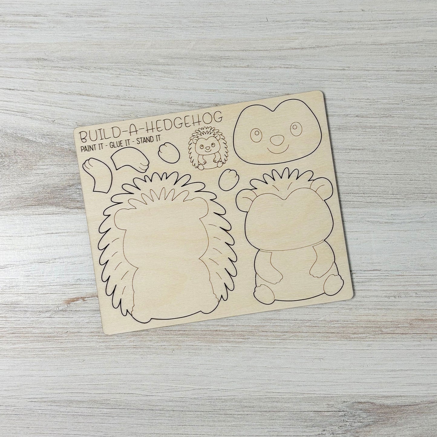 Build a Hedgehog Pop-Out Card - Glowforge