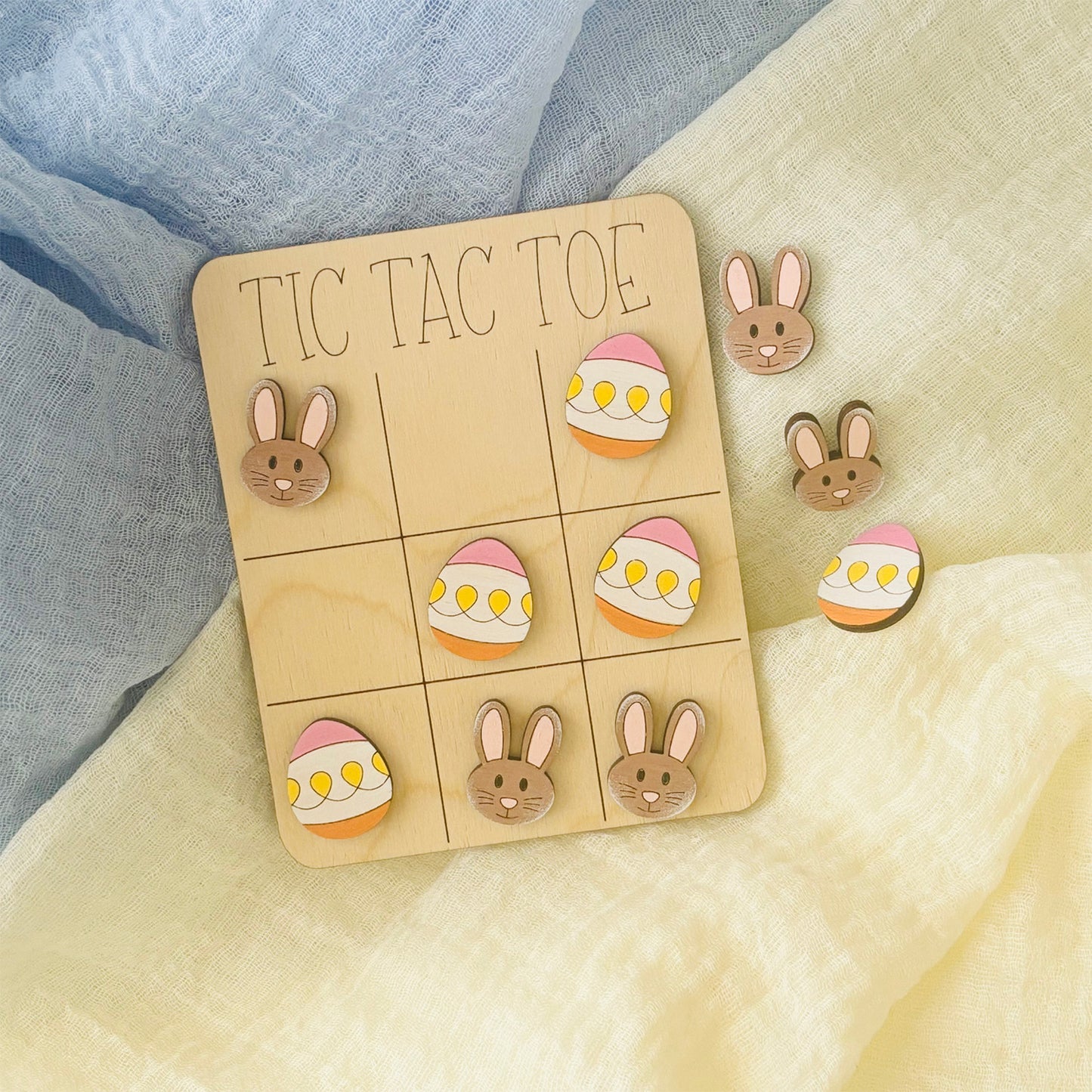 Build an Easter Tic-Tac-Toe Game Pop-Out Card