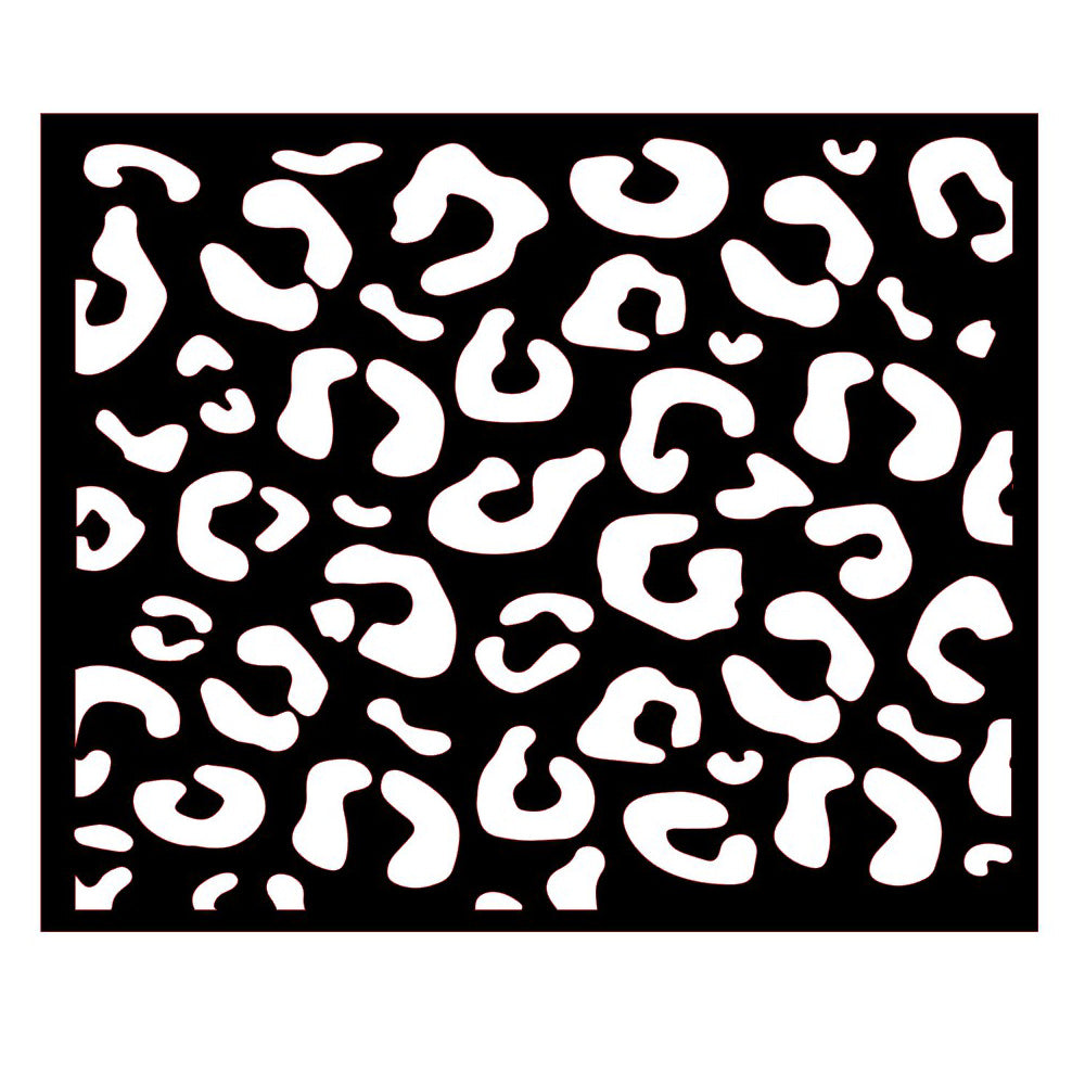 Cheetah Stencil - Glowforge