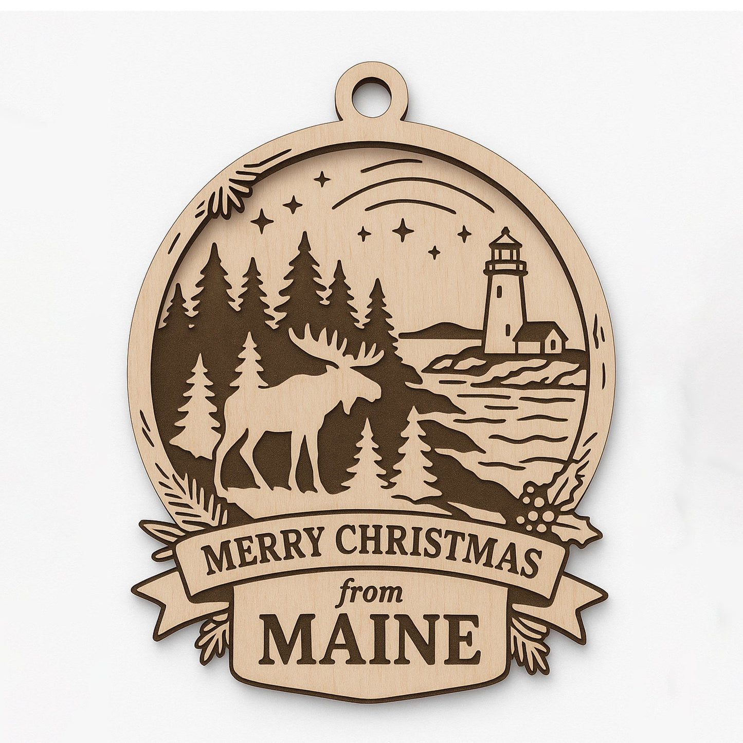 Christmas Across America Ornament - Maine