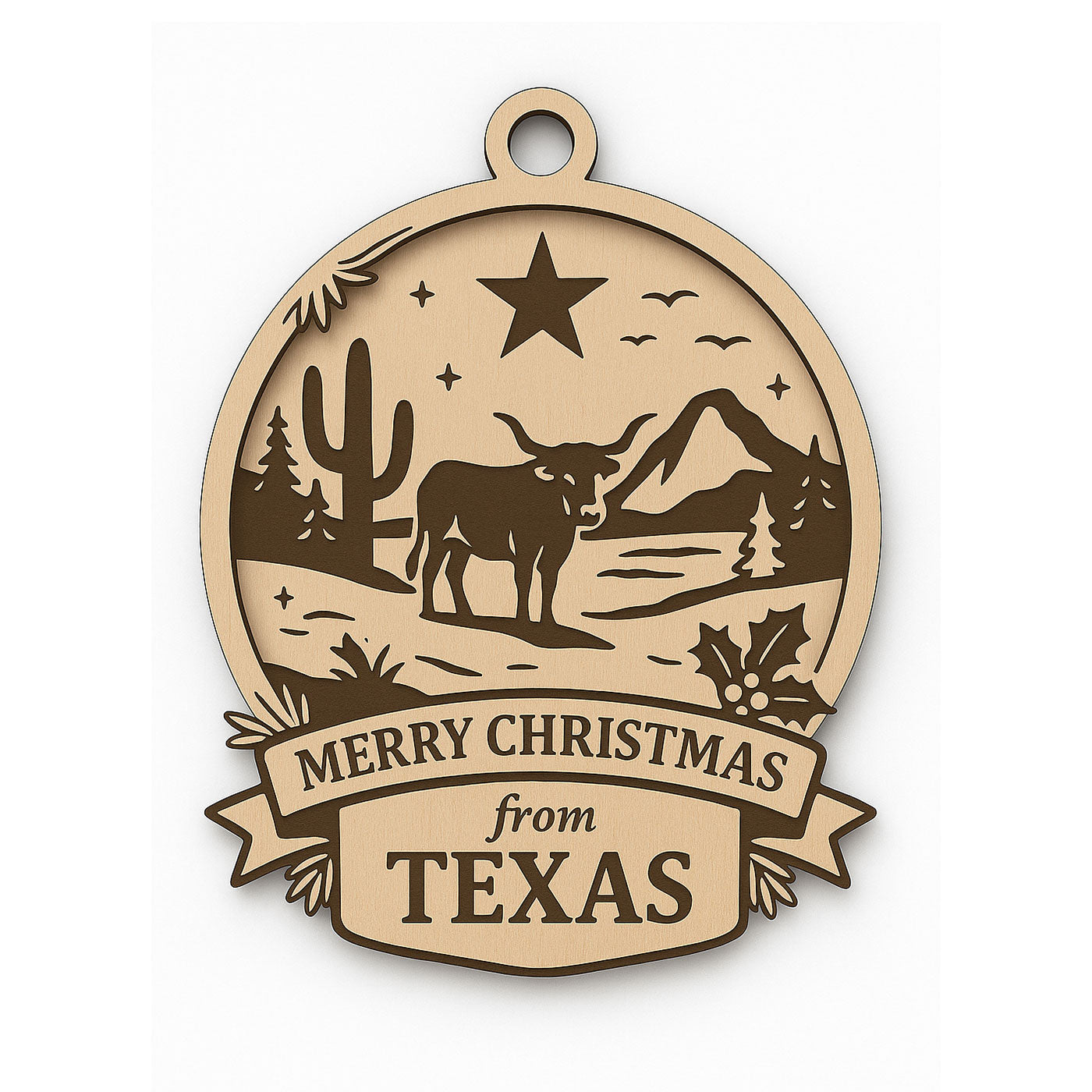 Christmas Across America Ornament - Texas