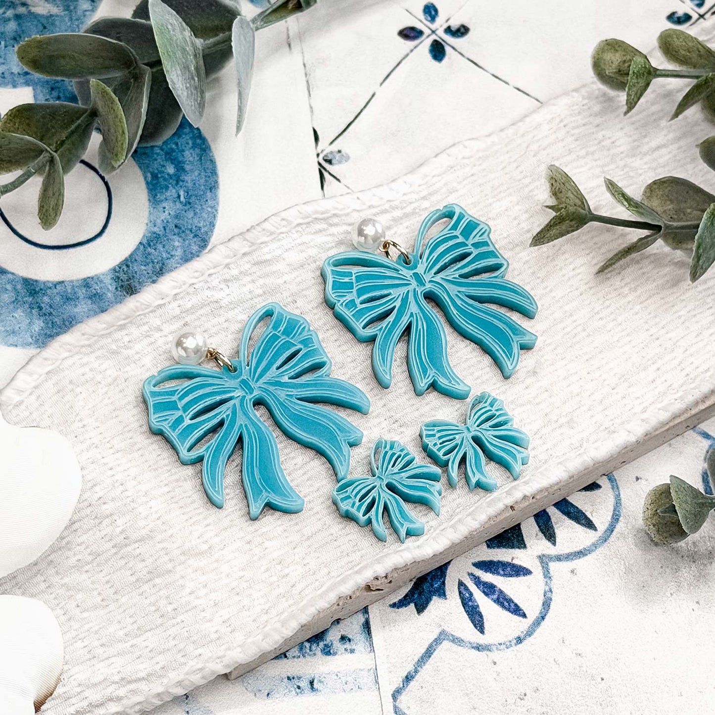 Classic Bow Earrings Set - Glowforge