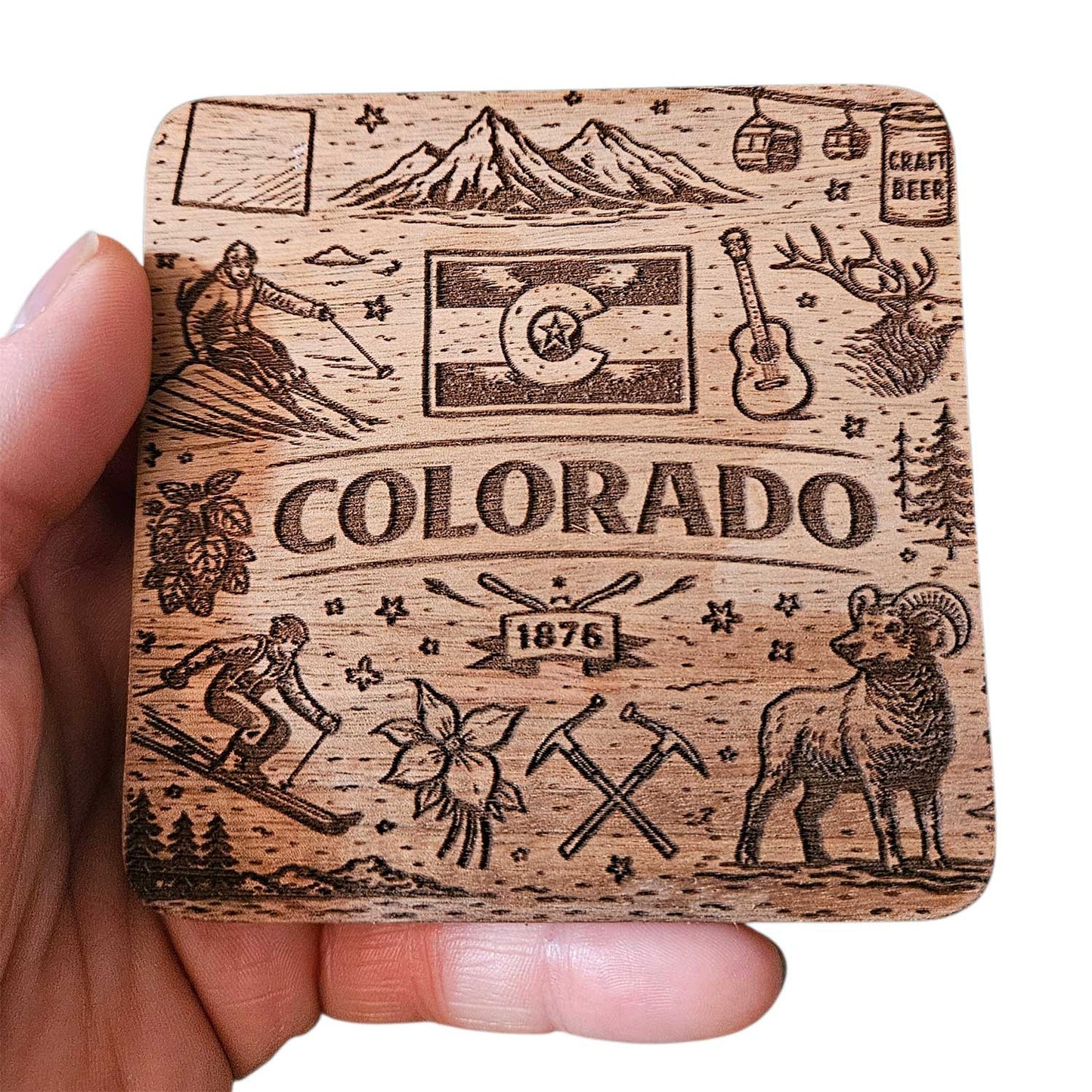Colorado Coaster Design - Glowforge