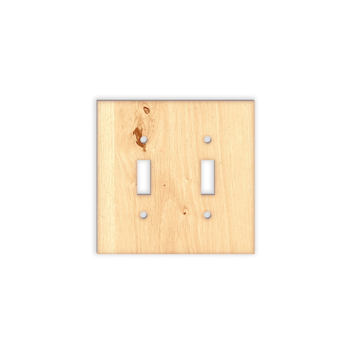 Customizable Double Light Switch Cover - Rectangle