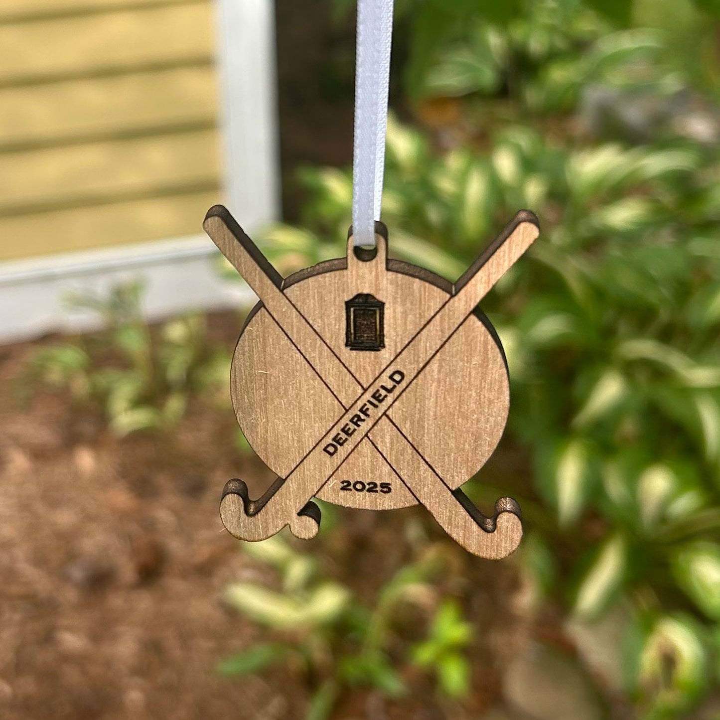 Customizable Fun Field Hockey Ornament - Glowforge