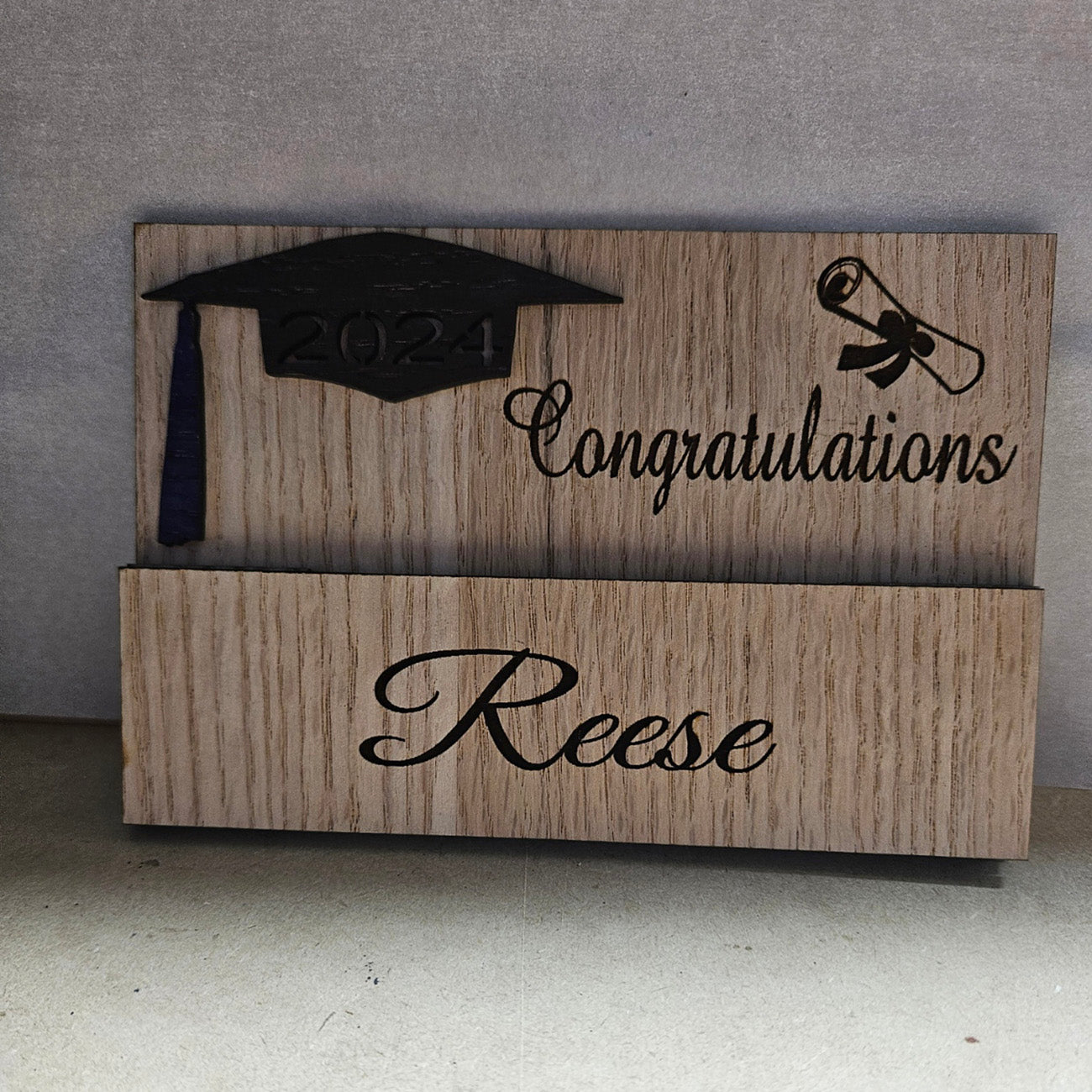 Customizable Graduation Gift Card Holder