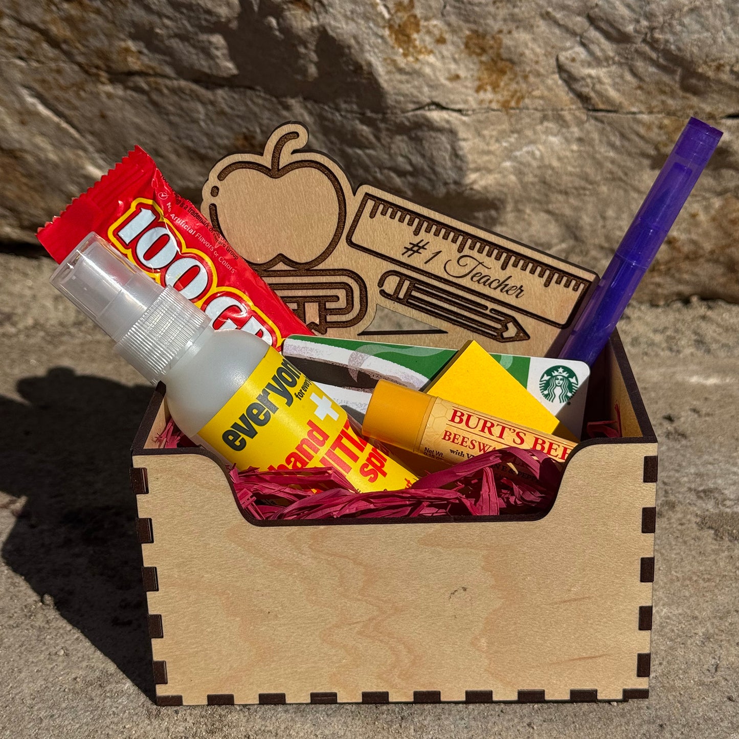 Customizable Teacher Gift or Treat Box - Glowforge