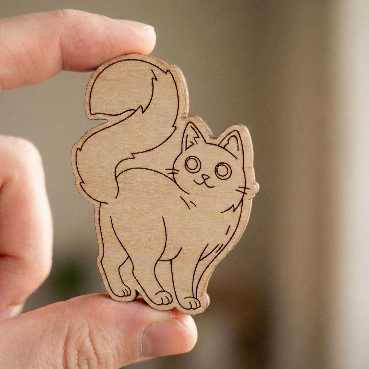 Cute Cat Puzzles - Fun and Easy Assembly for Kids and Playtime - Glowforge