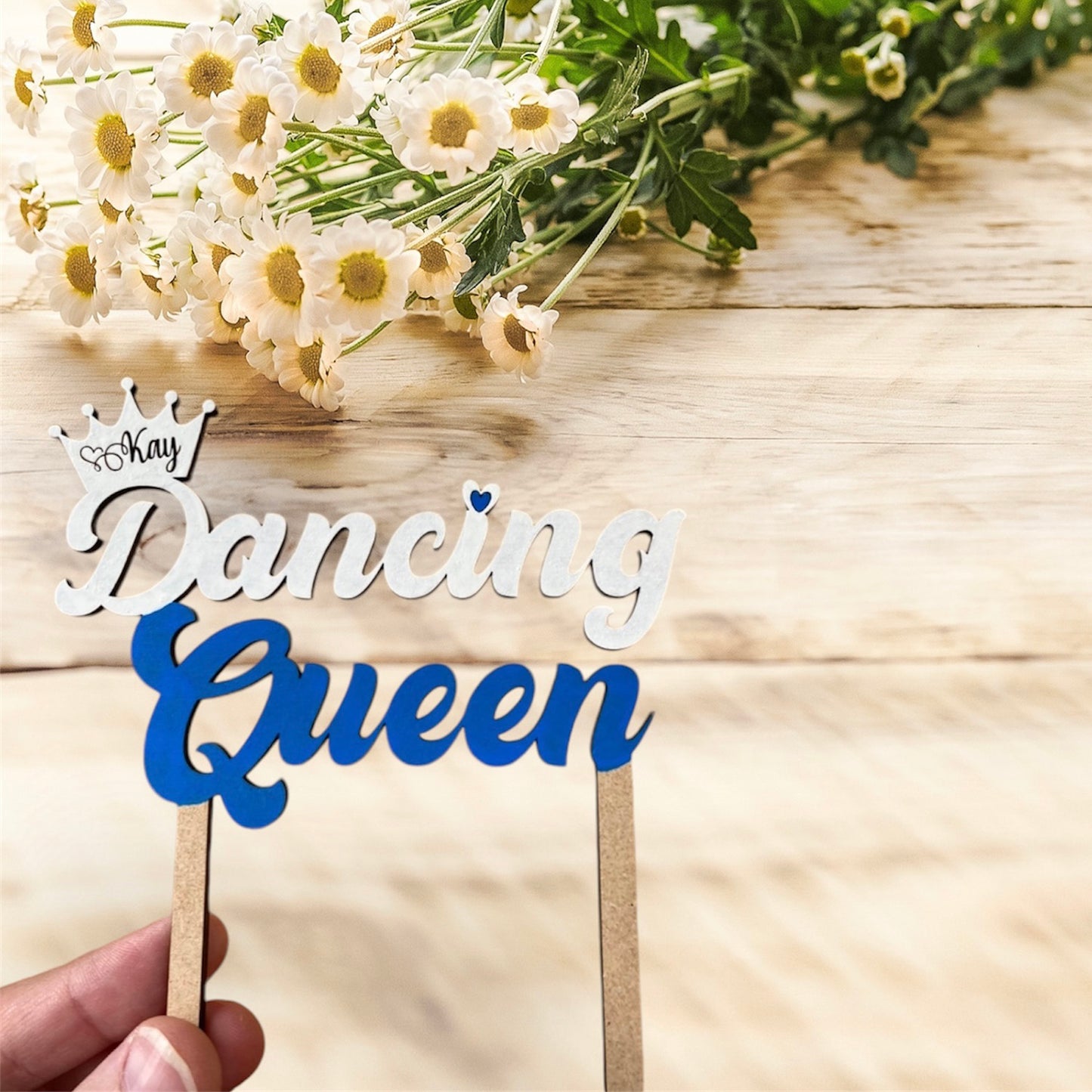 Dancing Queen 17 Birthday Cake Topper - Glowforge