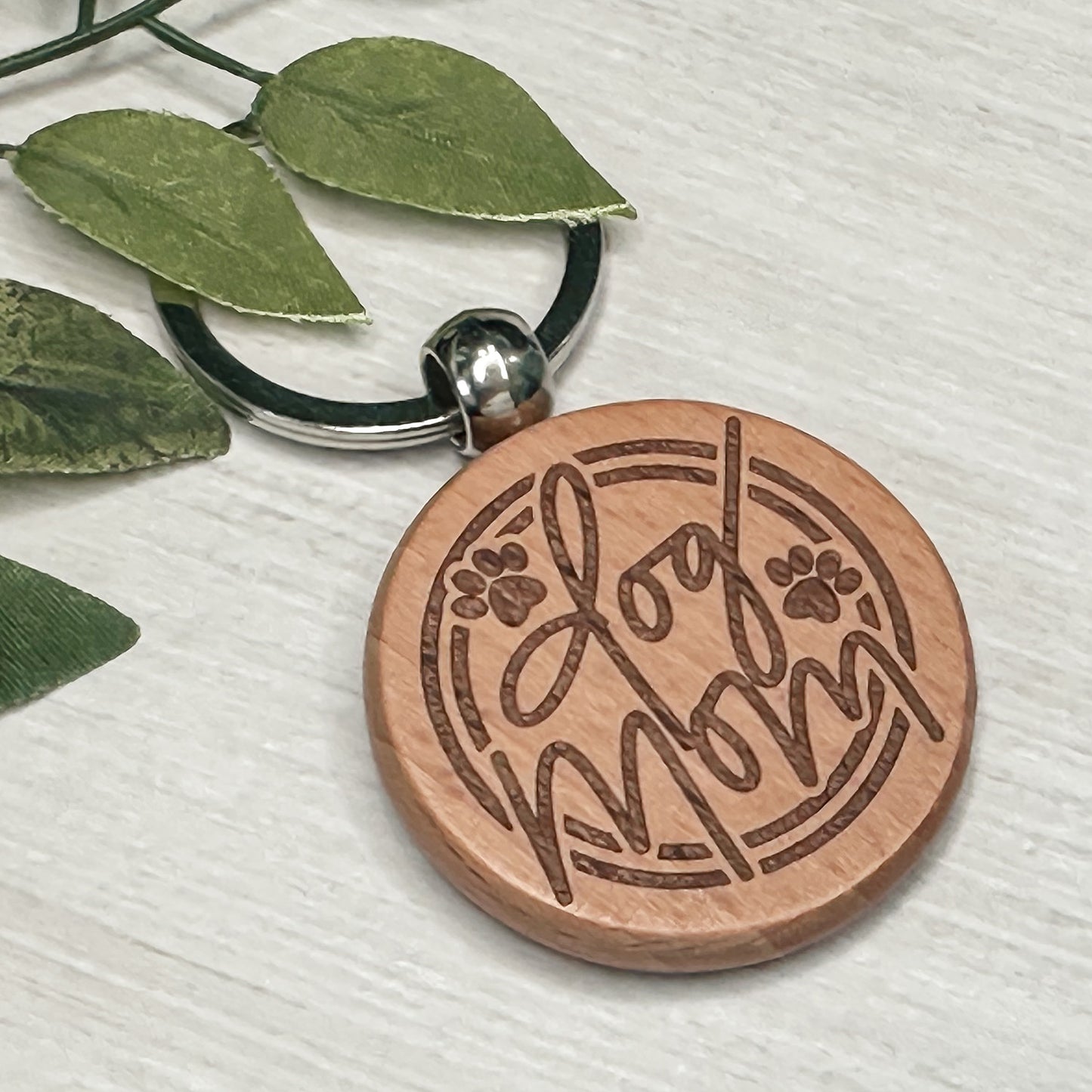 Dog Mom Keychain