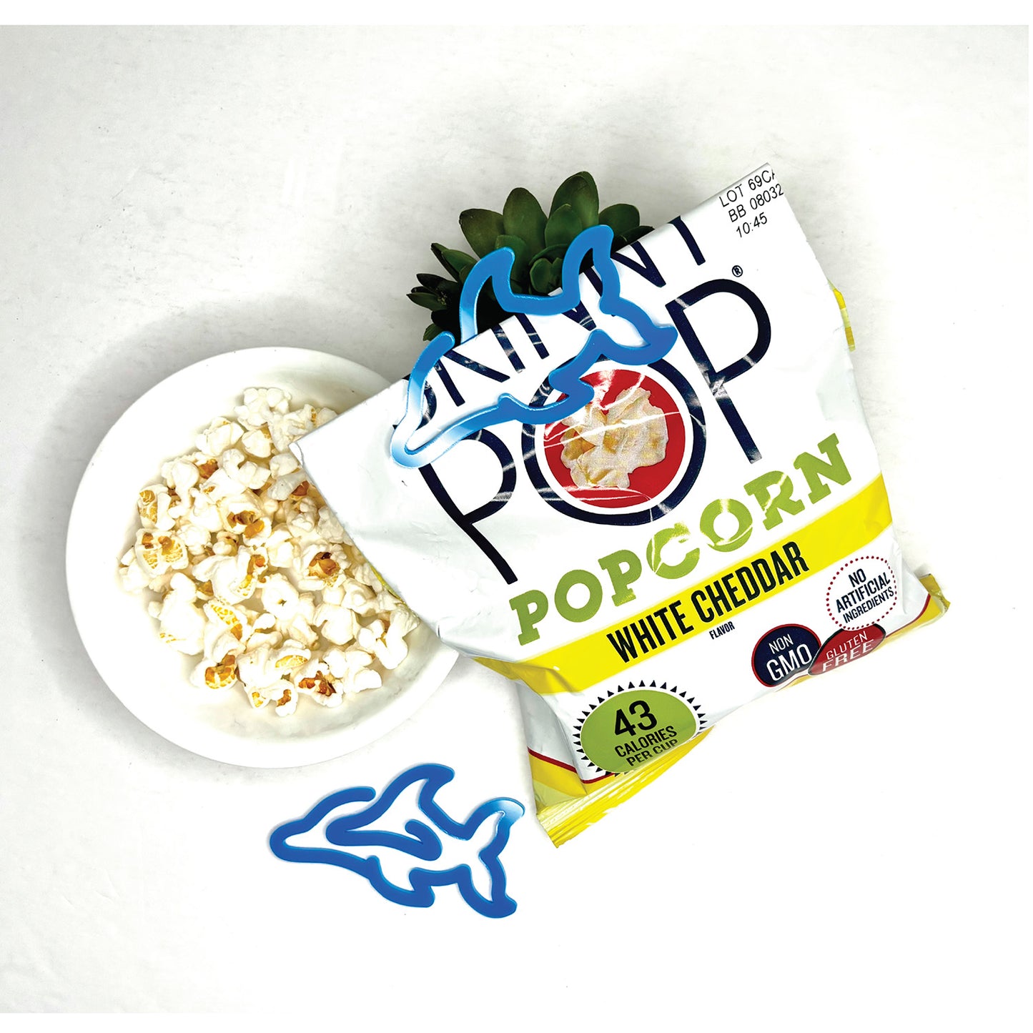 Dolphin Shaped Bookmark with Card Backer - Paperclip - Snack Bag Closure - Glowforge