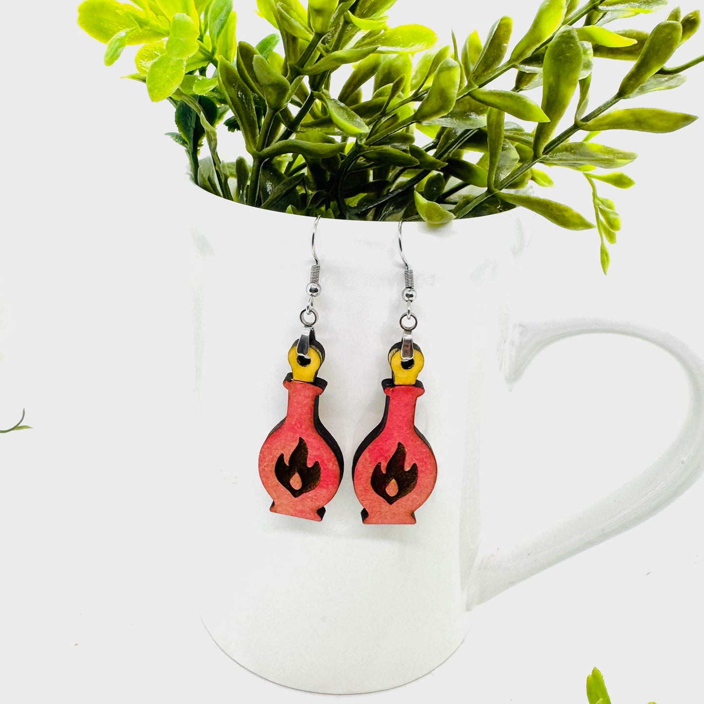 Dragons Breath Potion Earrings - Glowforge
