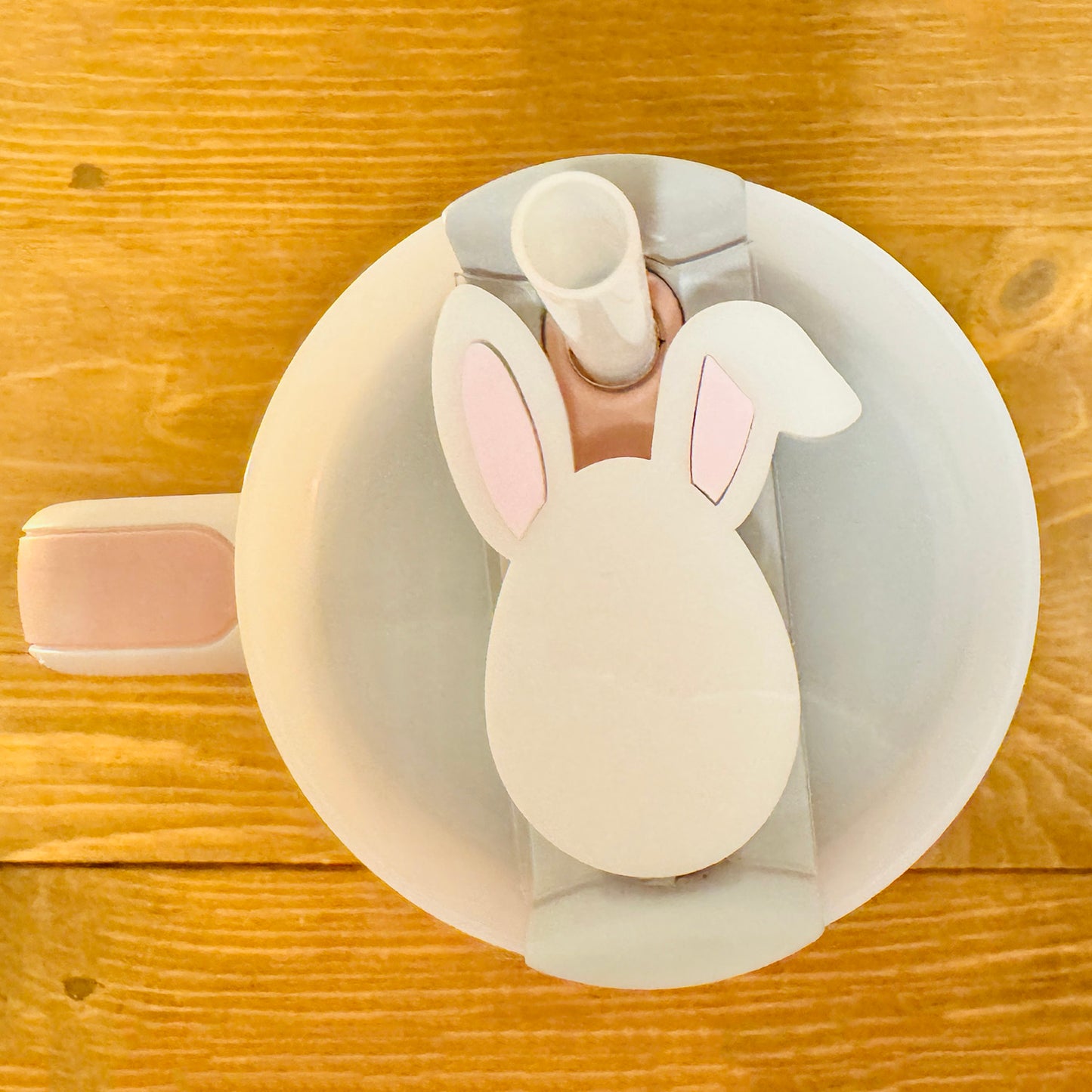 Easter Egg Bunny Lid Topper compatible with 30oz Stanley Tumblers