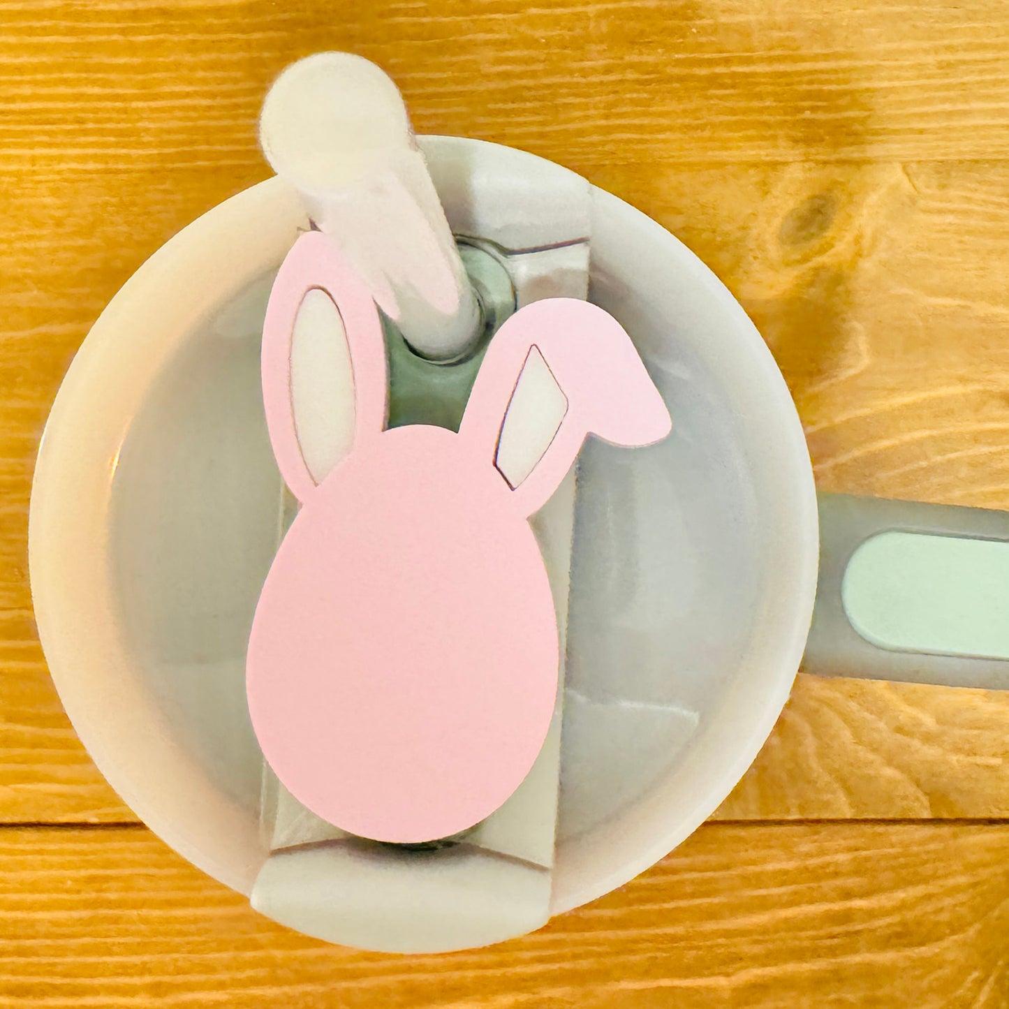 Easter Egg Bunny Lid Topper compatible with 40oz Stanley Tumblers