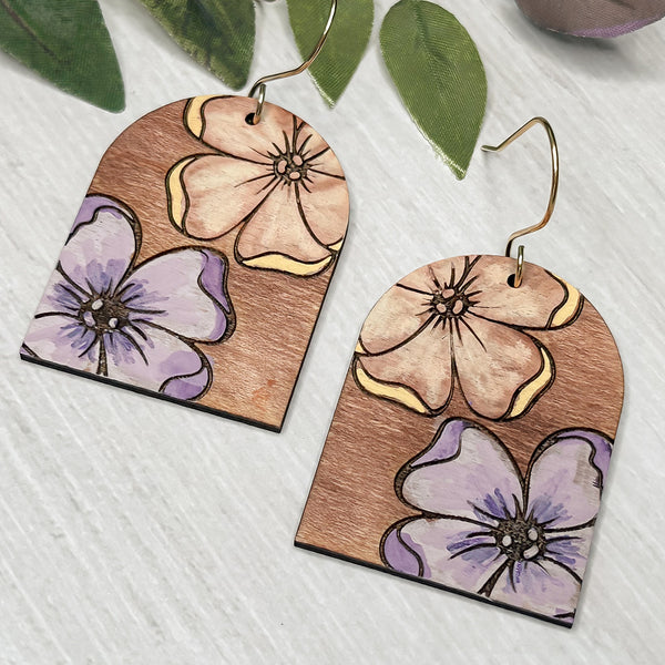 •ARCHES• gold dangle earrings