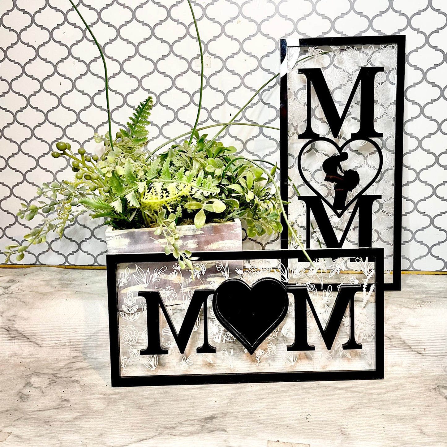 Floral Mom Picture Frame