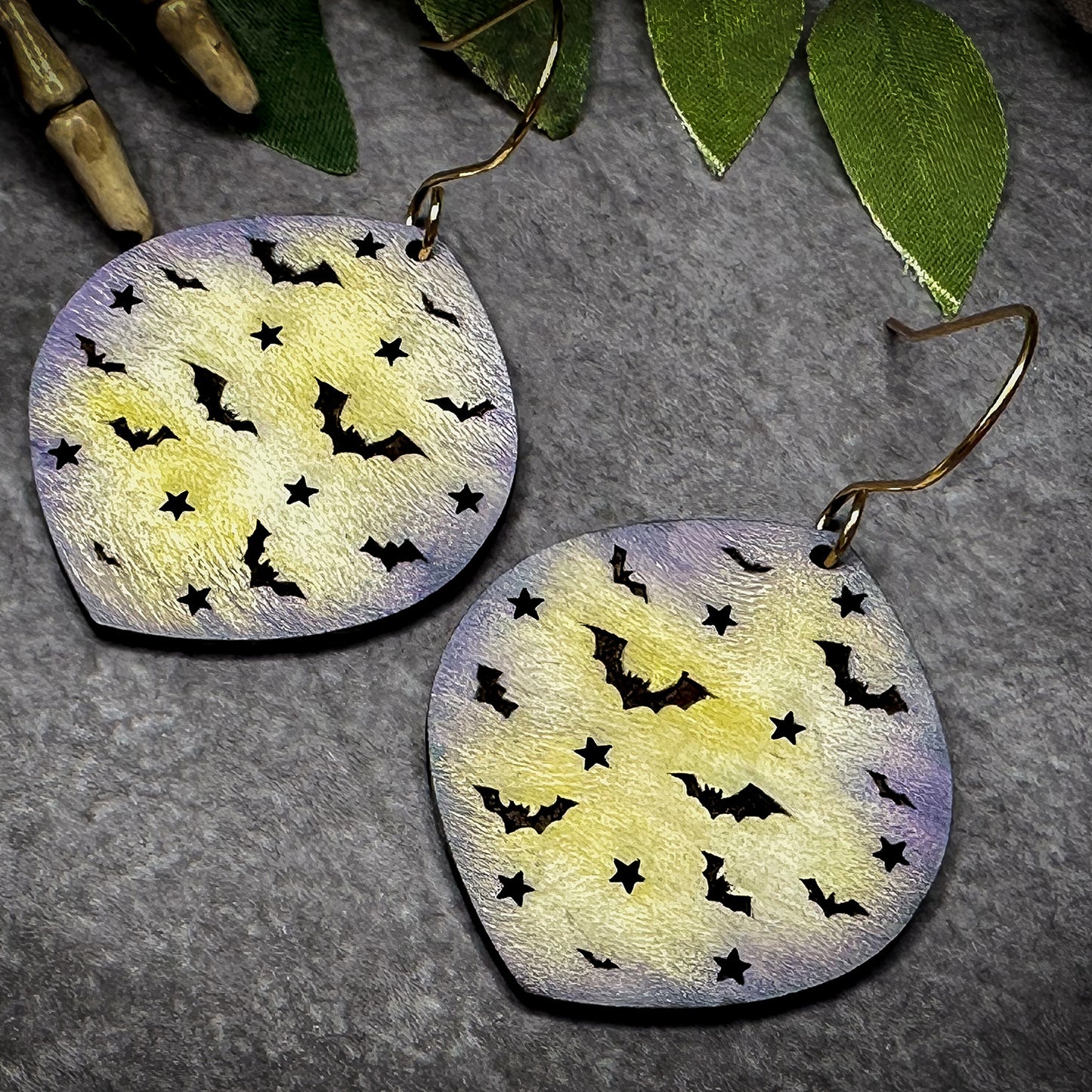 Flying Bats Earrings