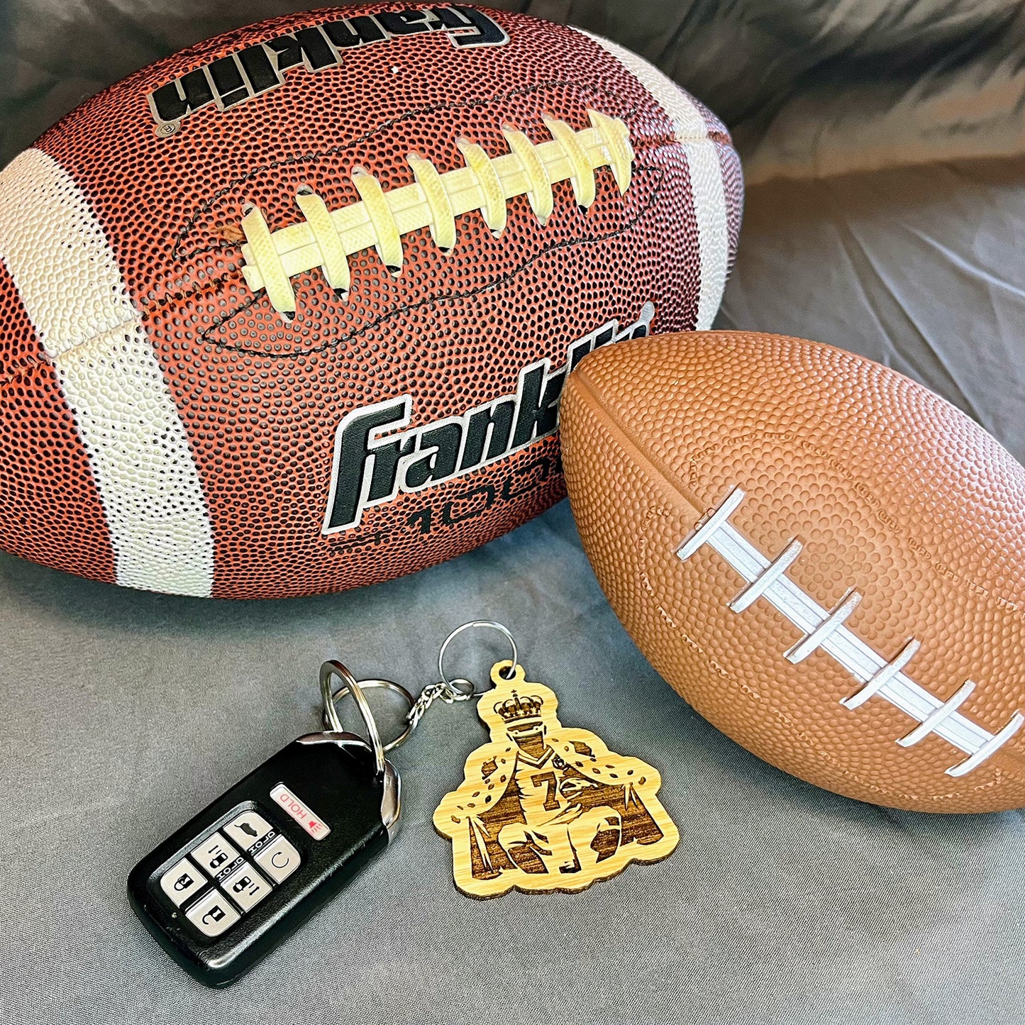 Football Royal Mascot Keychain