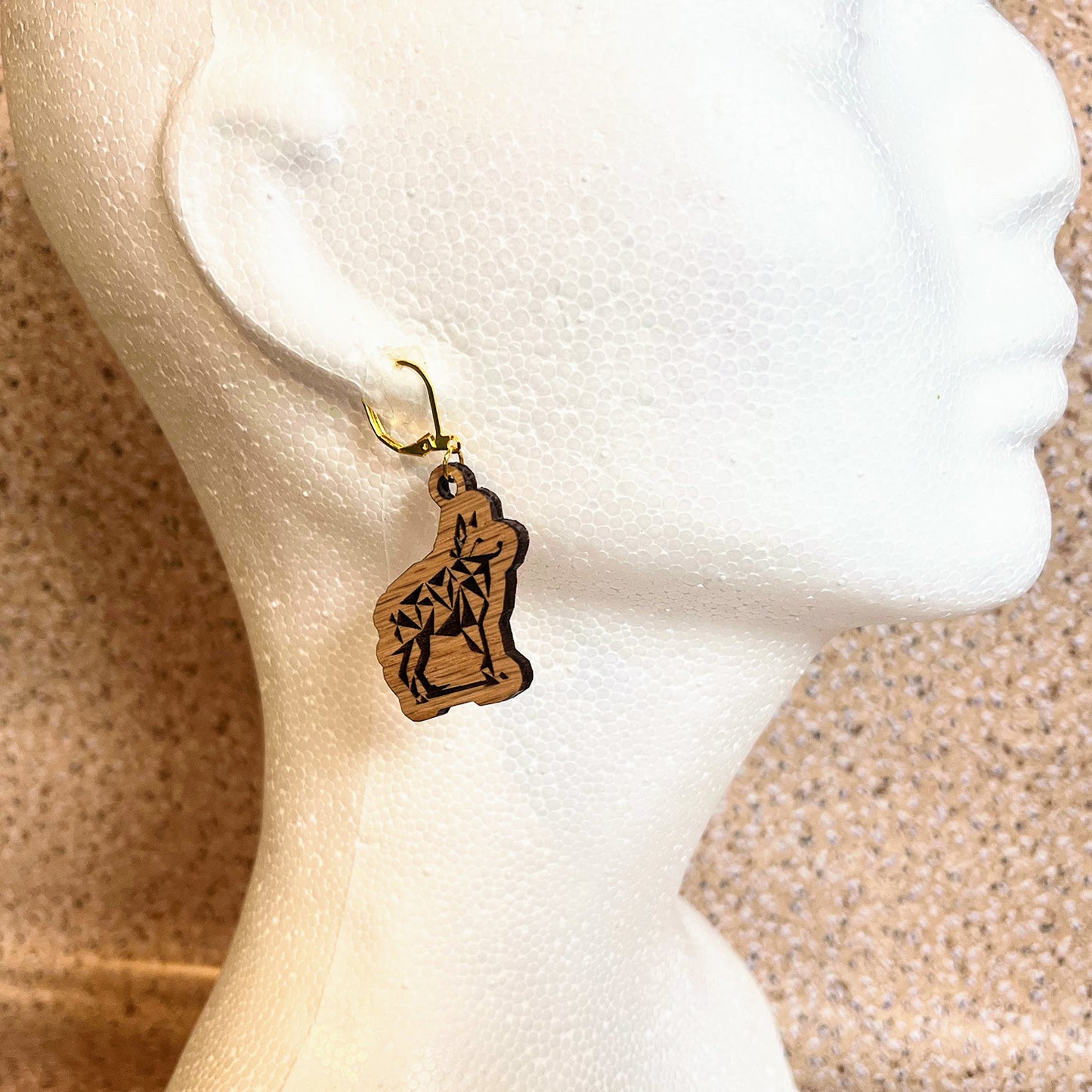 Geometric Dingo Earrings - Glowforge