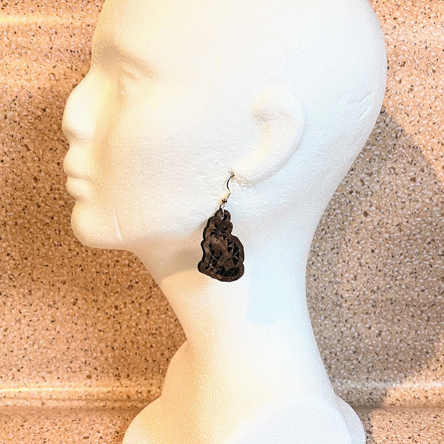 Geometric Turkish Van Earrings - Glowforge