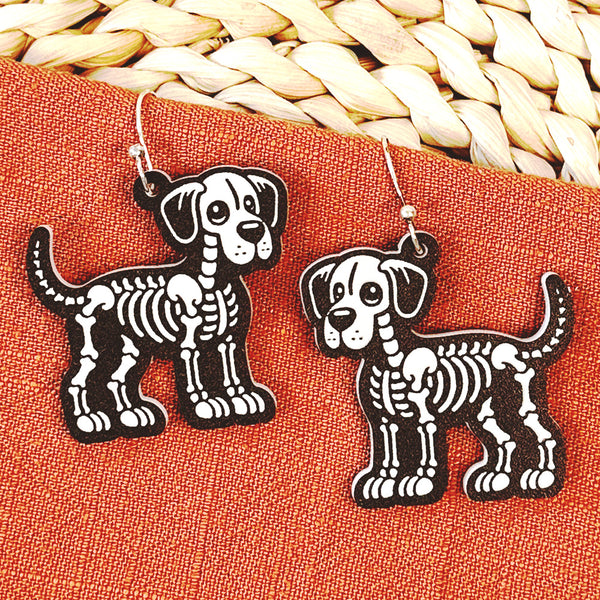 Great Dane Dog Halloween Skeleton Earring Shop
