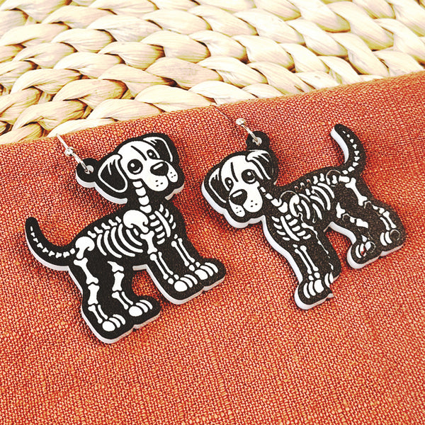 Great Dane Dog Halloween Skeleton Earring Shop
