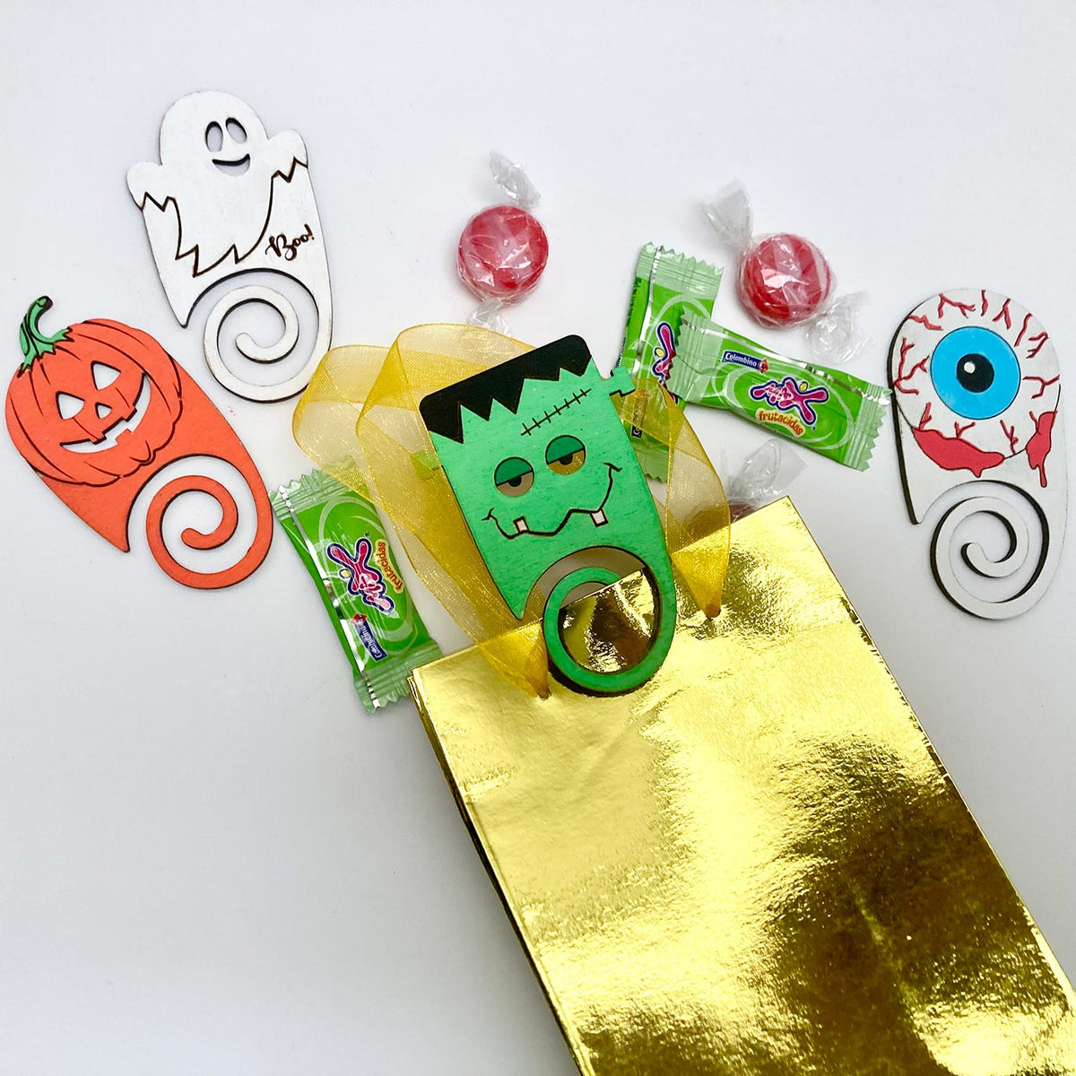Halloween Gift Bag Clips - Bookmarks (Set of 5)