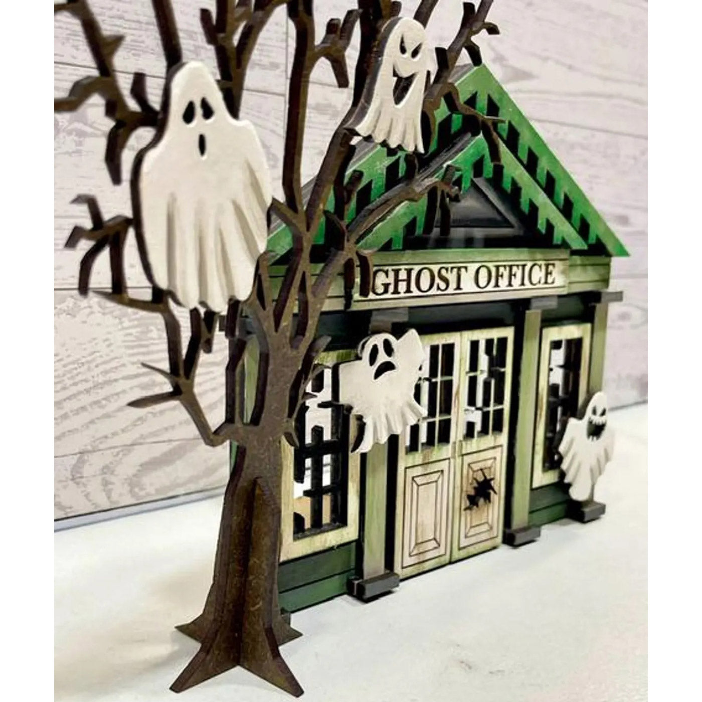 Haunted Halloween Ghost Office - Glowforge