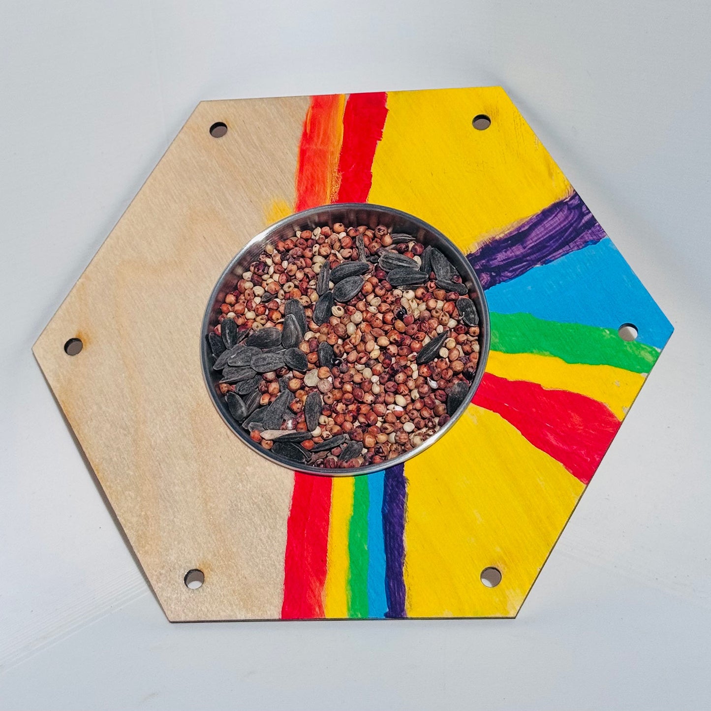 Hexagon Bird Feeder Kids Craft - Glowforge
