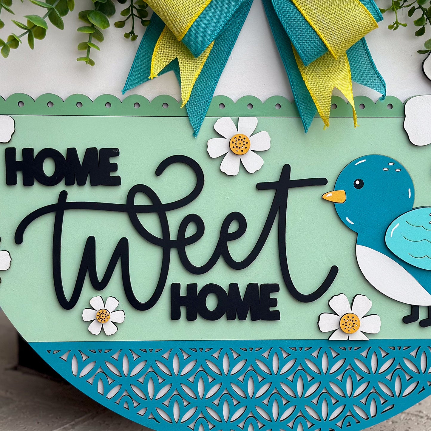 Home Tweet Home Layered Door Hanger - Glowforge
