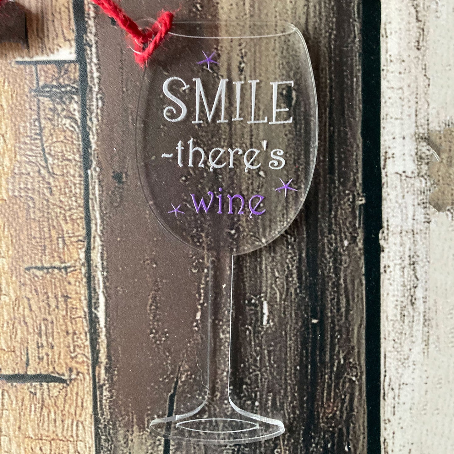 Humorous Holiday Wine Glass Christmas Ornaments - Style #12