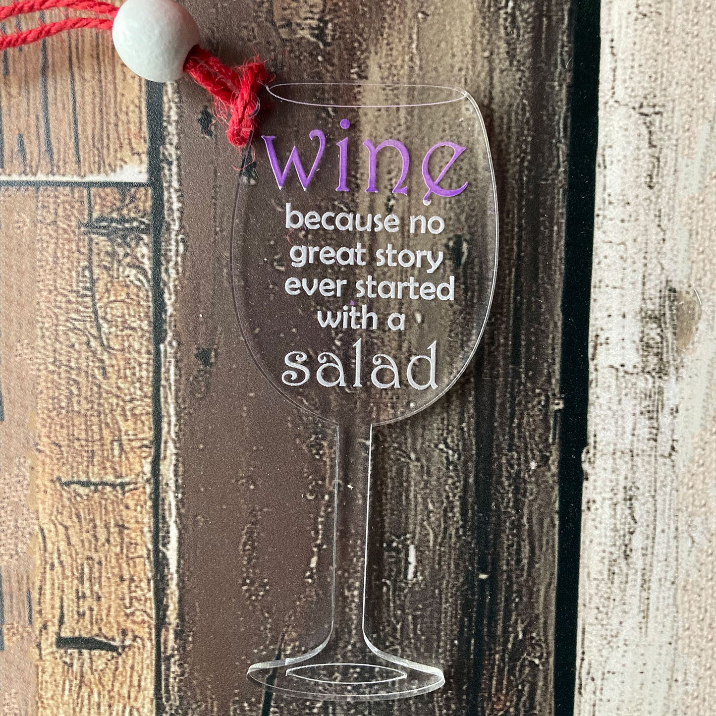 Humorous Holiday Wine Glass Christmas Ornaments - Style #13 - Glowforge