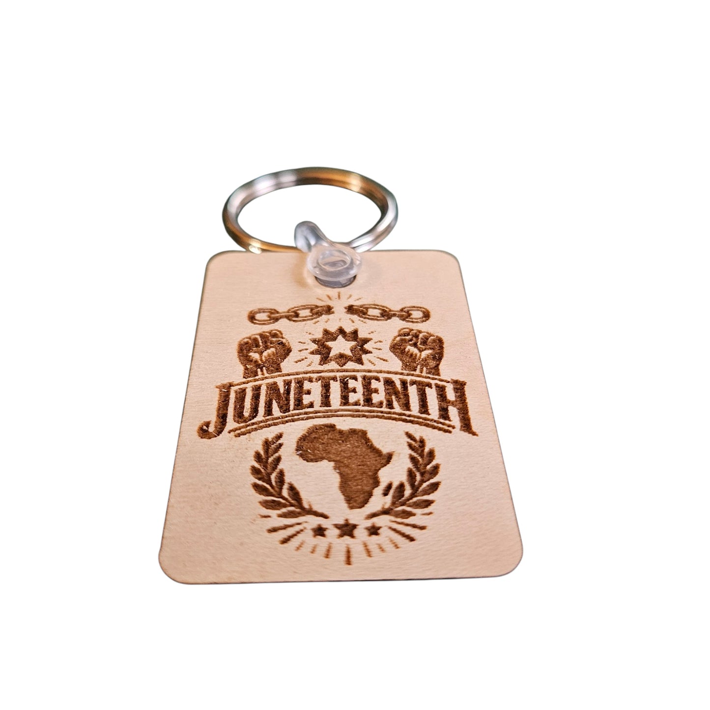 Juneteenth Keychain Design #2 - Glowforge