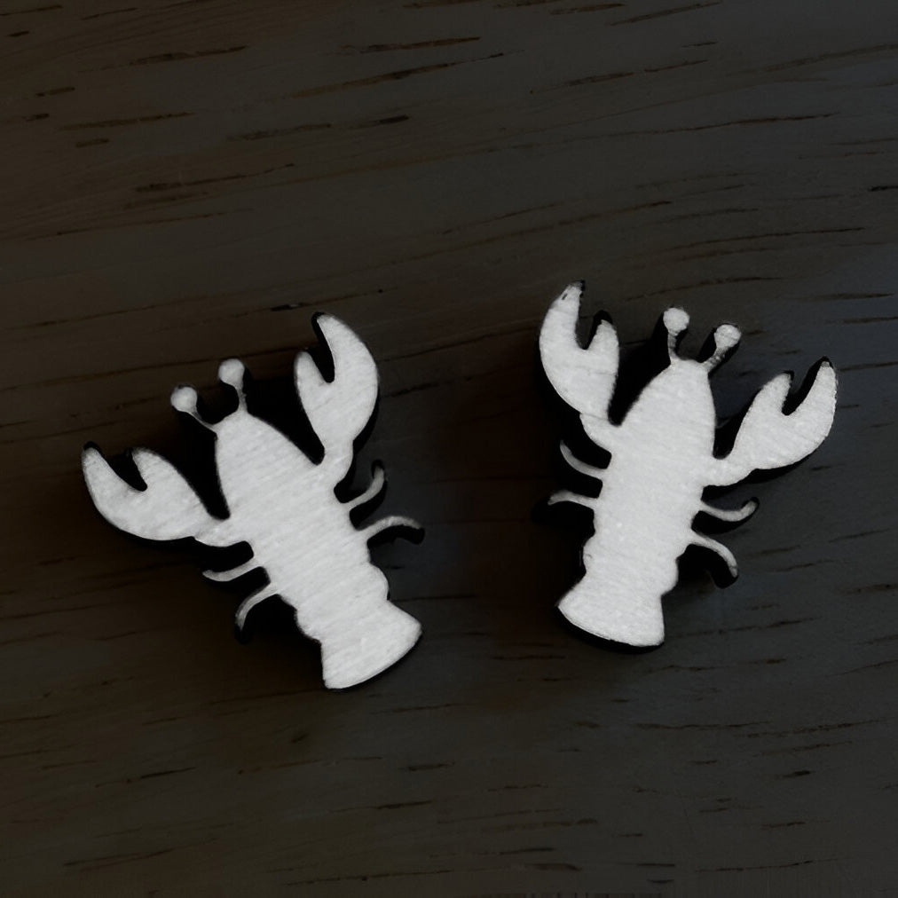 Lobster Summer Stud Earrings