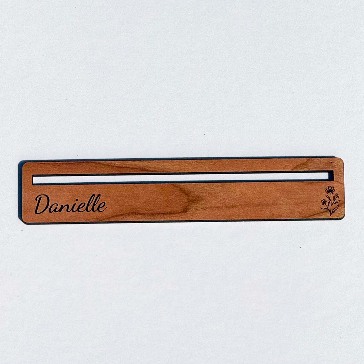 Mahjong Line Reader with Name and Flower - Glowforge