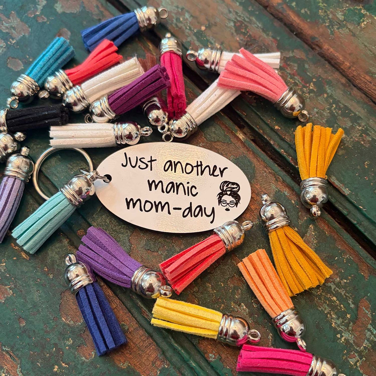 Manic Mom-Day Keychain - Glowforge