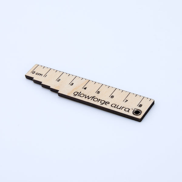 Mini Material Measuring Ruler (Metric) – Glowforge Shop