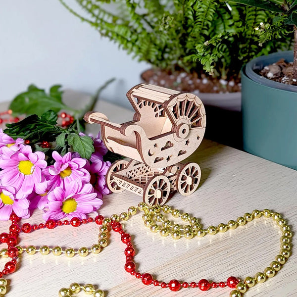 Miniature Vintage Baby Stroller – Glowforge Shop