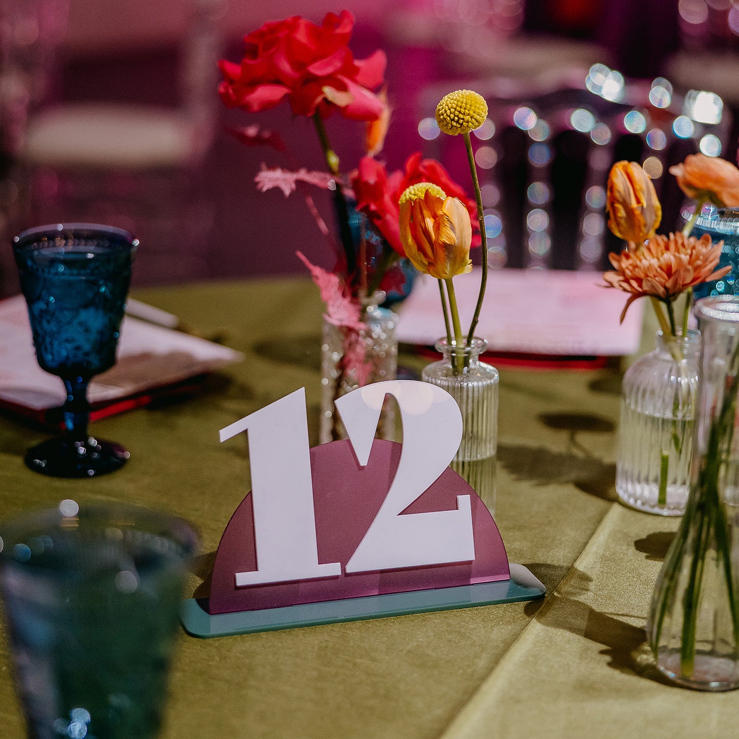 Modern Arch Table Numbers
