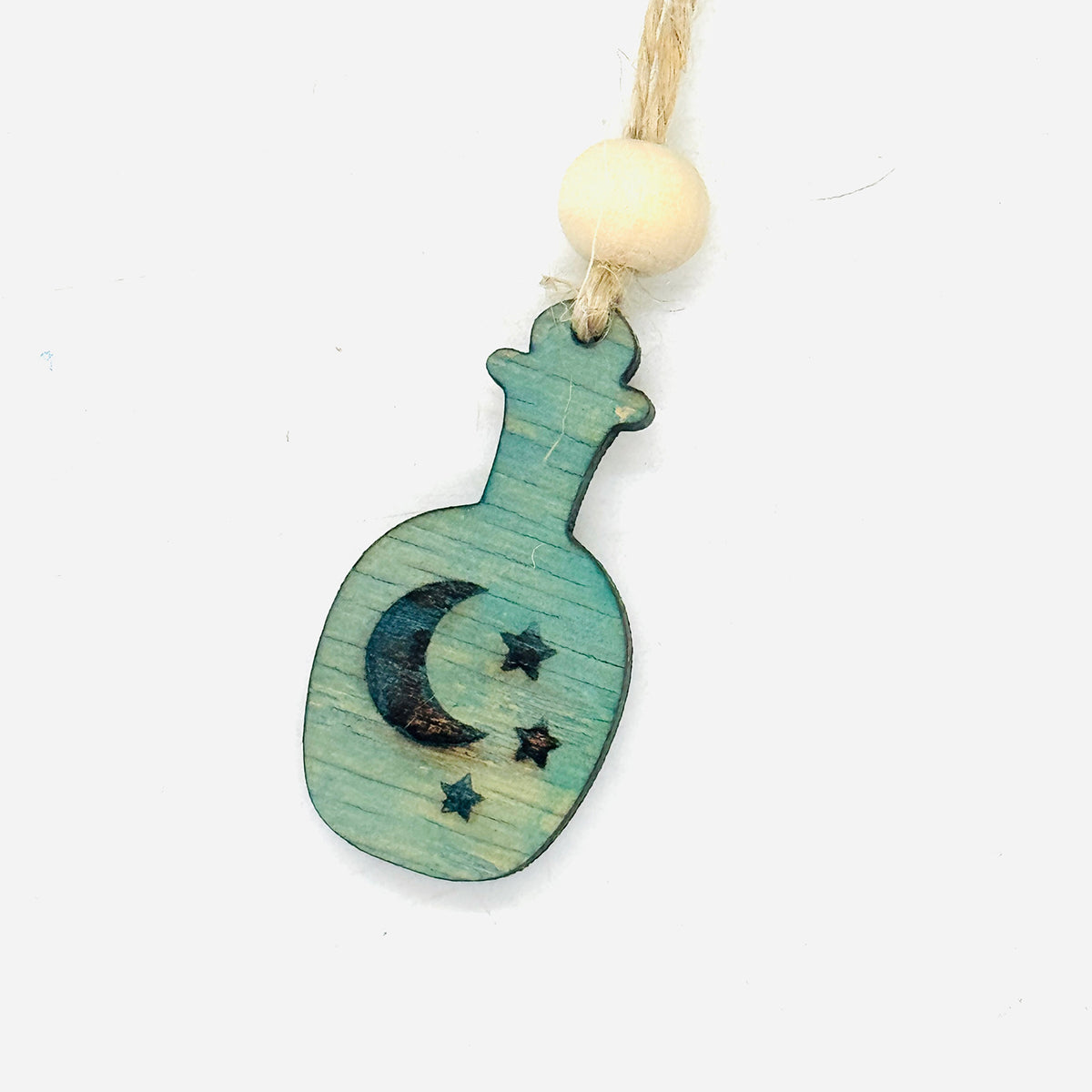 Moonlight Elixir Potion Bottle Halloween Car Charm Ornament - Glowforge