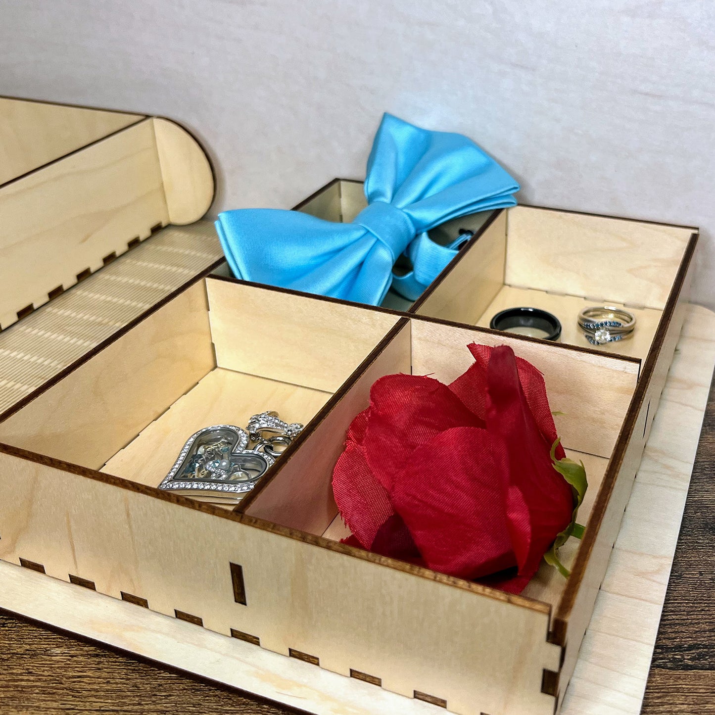 "Our Wedding Day" Book Box Cover #3 - Glowforge