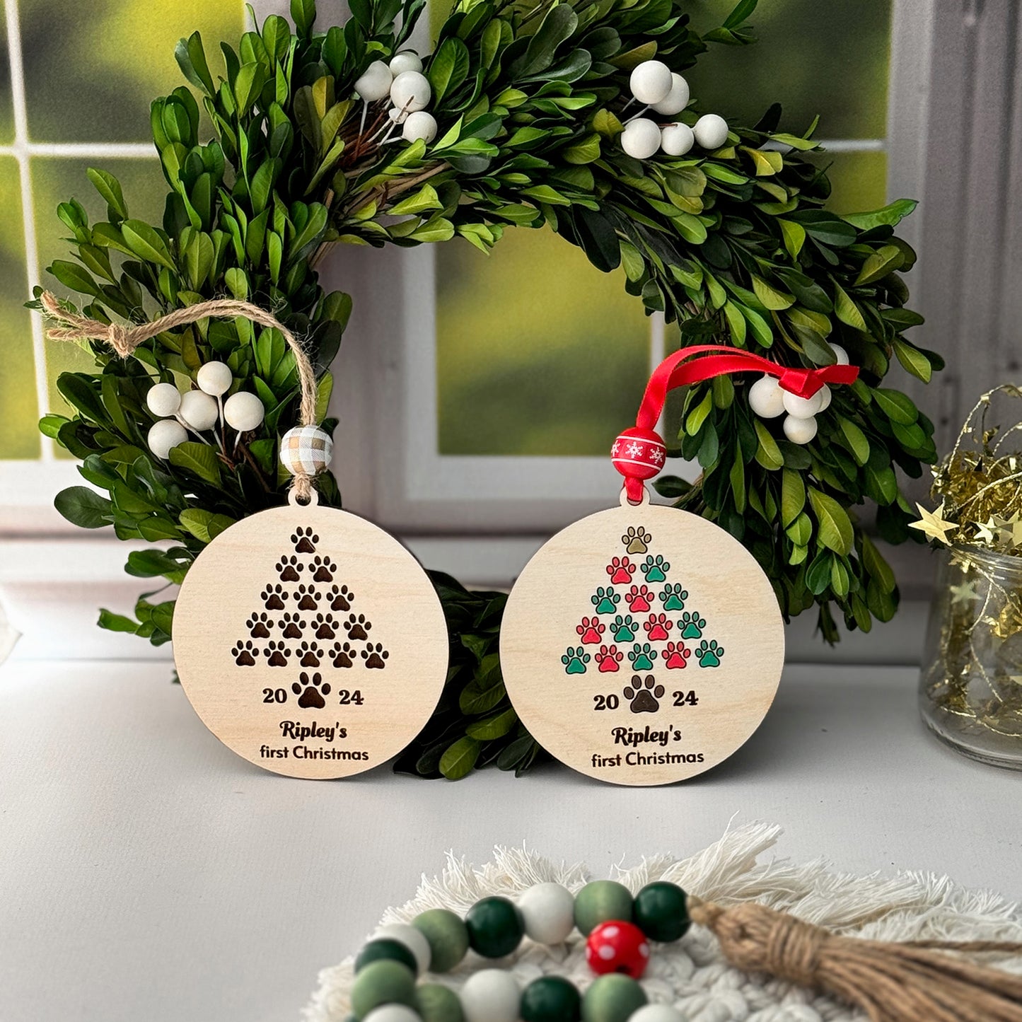 Paw-liday Tree - The Perfect Custom Pet Ornament - Glowforge